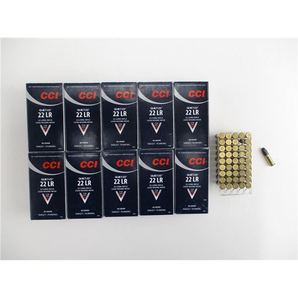 CCI .22 LR QUIET-22 AMMO LOT