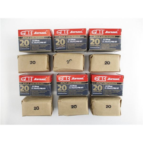BARNAUL .223 REM AMMO LOT