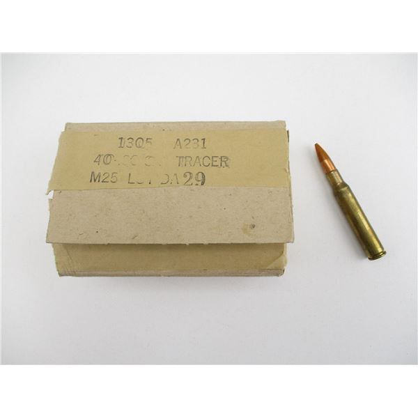 CANADIAN MILITARY .30-06 TRACER AMMO