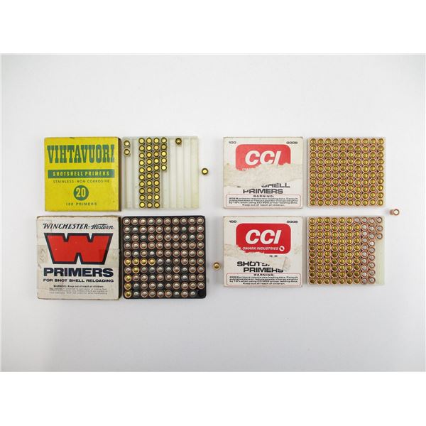 ASSORTED SHOT SHELL PRIMERS LOT