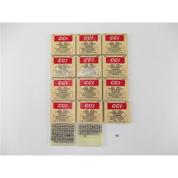 CCI NO. CCI300 LARGE PISTOL PRIMER LOT