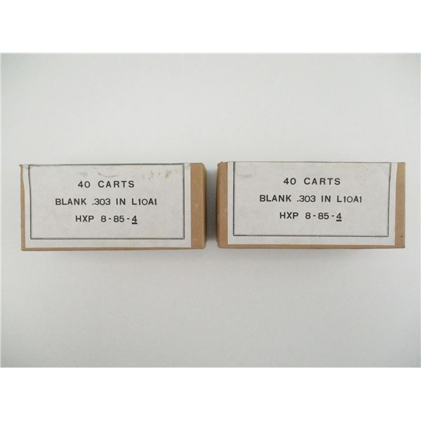 MILITARY .303 BLANK AMMO LOT