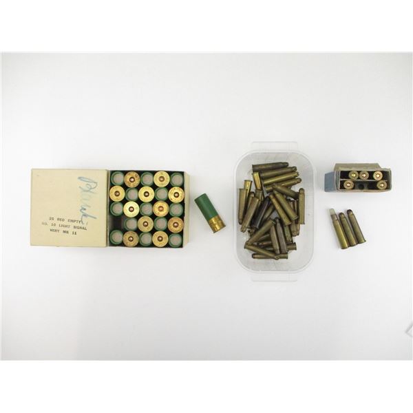 MILITARY BLANK AND FLARE AMMO LOT