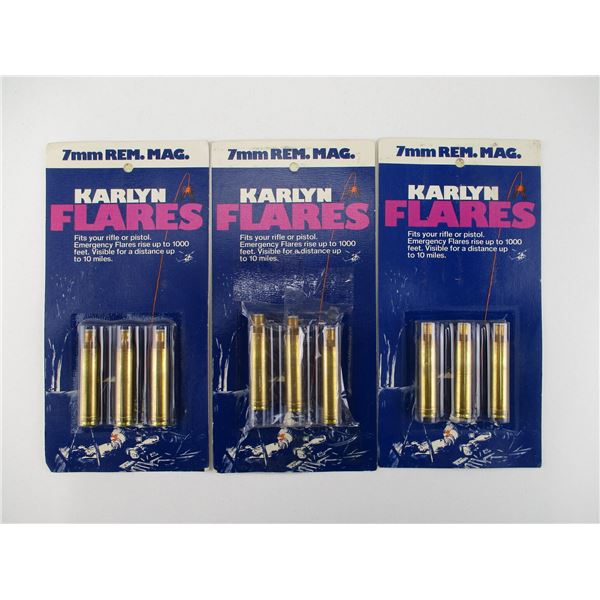 KARLYN FLARES 7MM REM MAG FLARE LOT