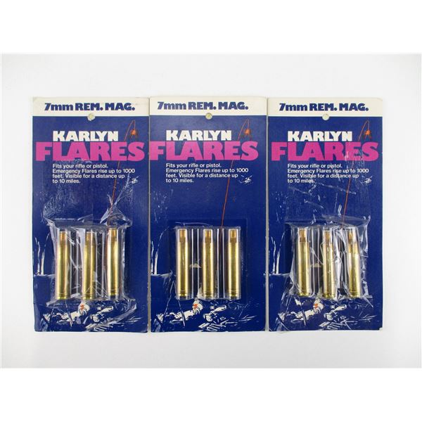 KARLYN FLARES 7MM REM MAG FLARE LOT