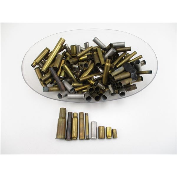 NON-PRIMED ASSORTED BRASS CASES LOT