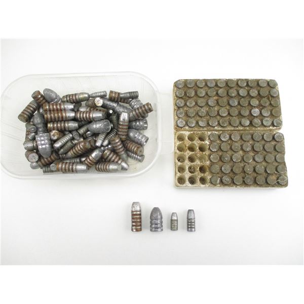 CAST LEAD ASSORTED BULLETS LOT