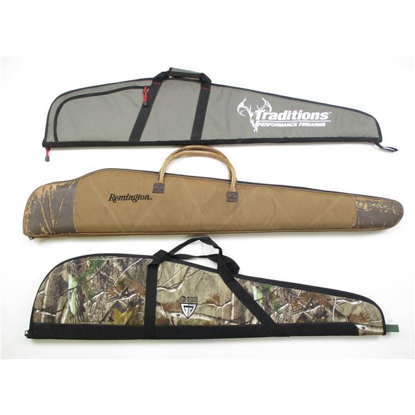 ASSORTED SOFT PADDED RIFLE CASE LOT