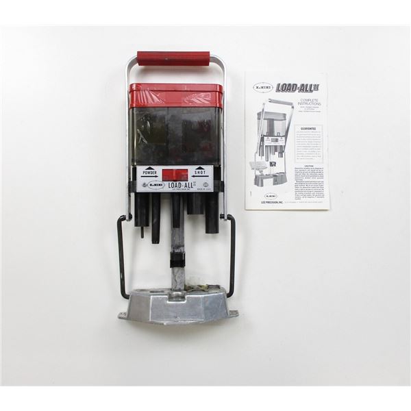 Comb Shell Press LEE LOAD-ALL II 12 GAUGE SHOT SHELL PRESS - Switzer's Auction ...