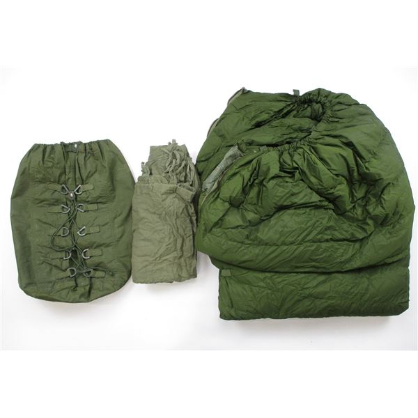 CANADIAN MILITARY SLEEPING BAG LOT