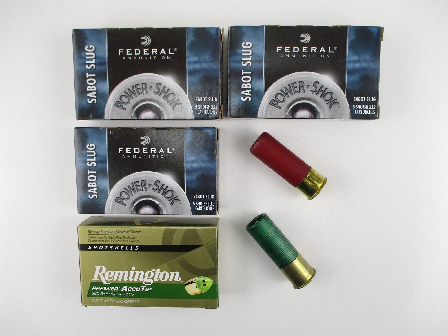 ASSORTED 12 GAUGE SABOT SLUG SHOT SHELL LOT