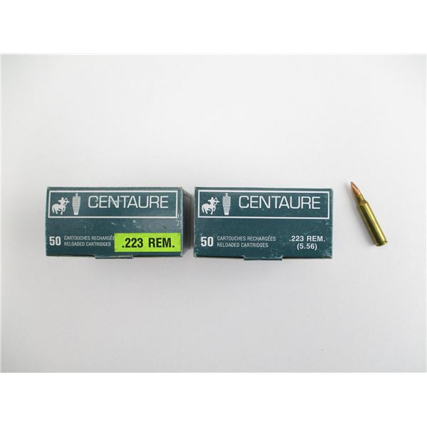 CENTAURE .223 REM AMMO LOT