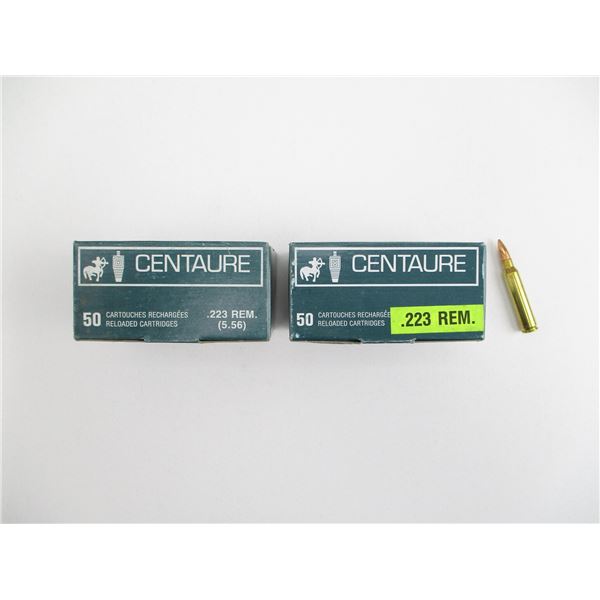 CENTAURE .223 REM AMMO LOT