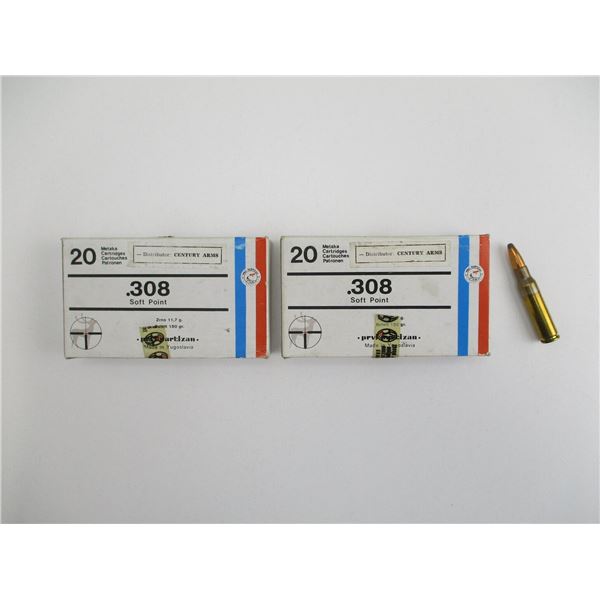 PRVI PARTIZAN .308 WIN AMMO LOT