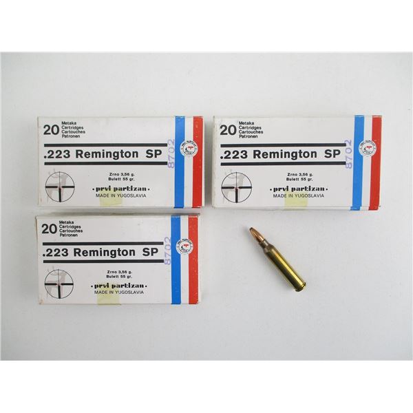 PRVI PARTIZAN .223 REM AMMO LOT