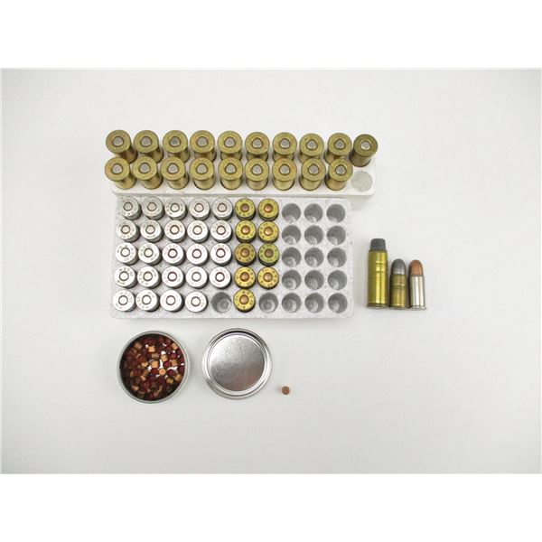 ASSORTED AMMO AND PERCUSSION CAP LOT