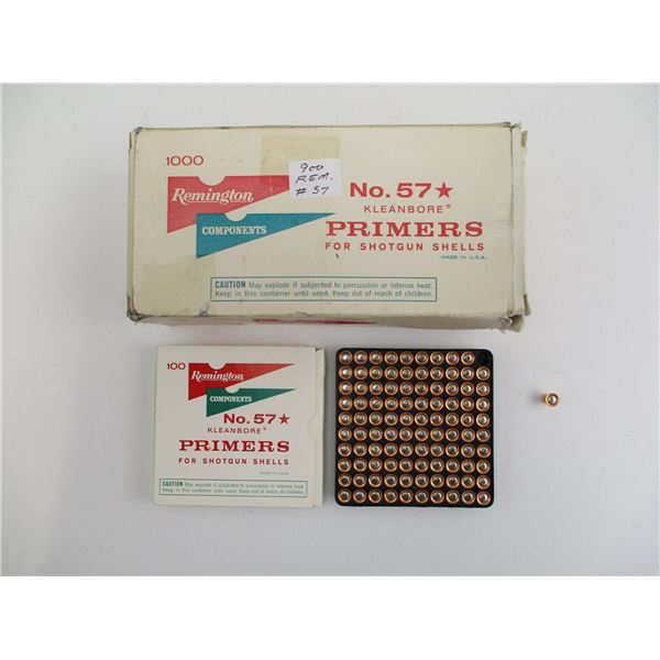 REMINGTON NO. 57 KLEANBORE PRIMERS LOT