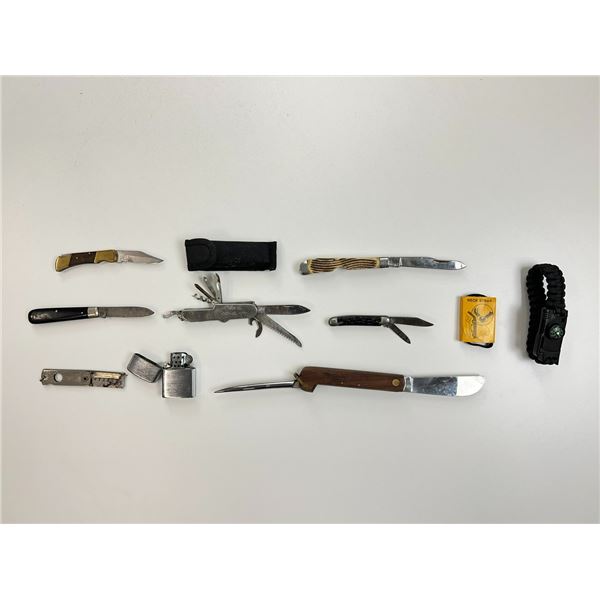 ASSORTED POCKET KNIVES ETC