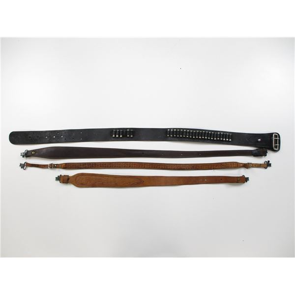 ASSORTED LEATHER SLINGS ETC