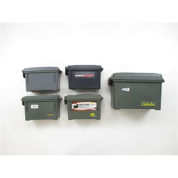 ASSORTED DRY AMMO BINS