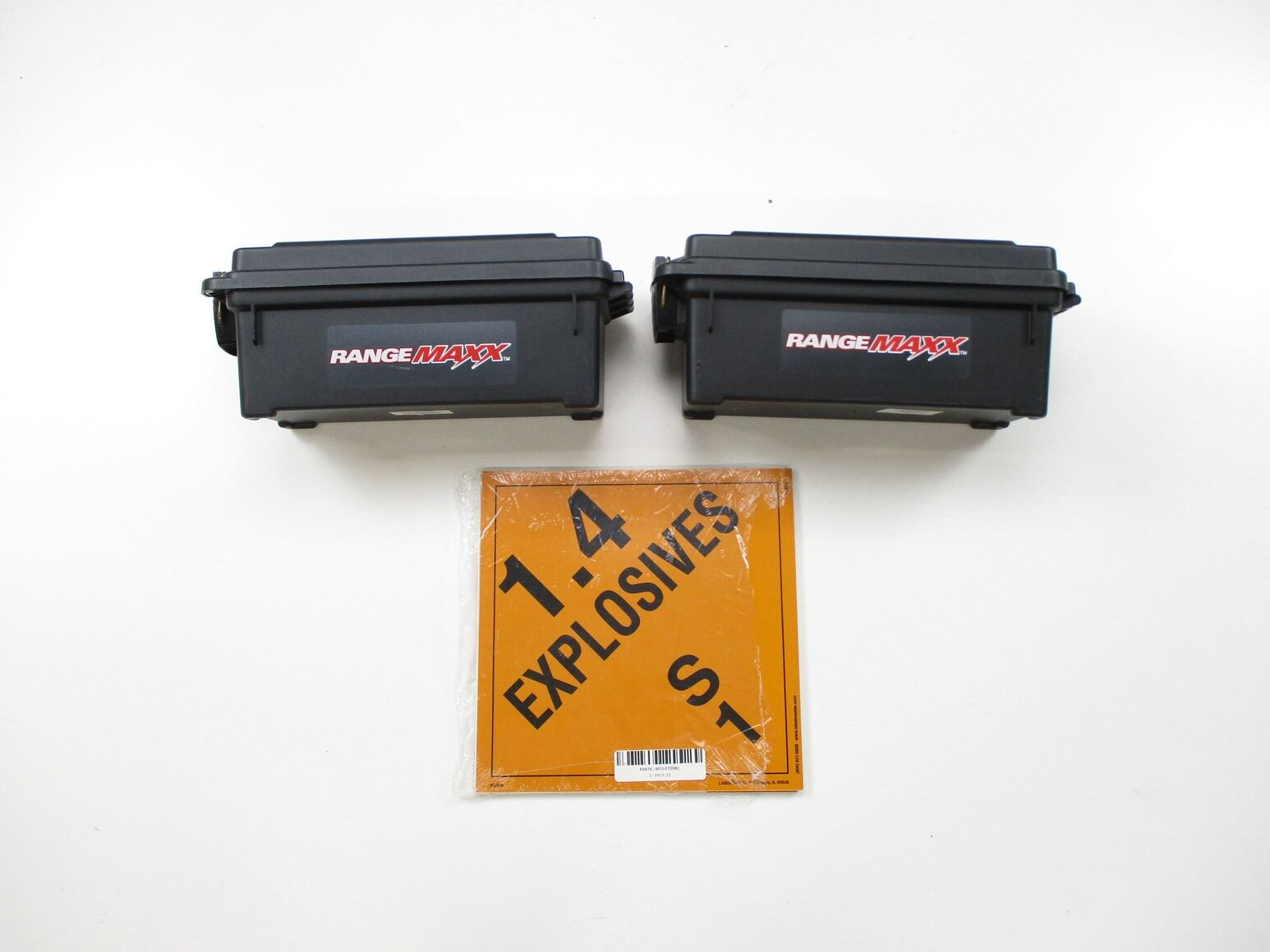 RANGE MAXX AMMO DRY BINS & EXPLOSIVES STICKERS - Switzer's Auction ...