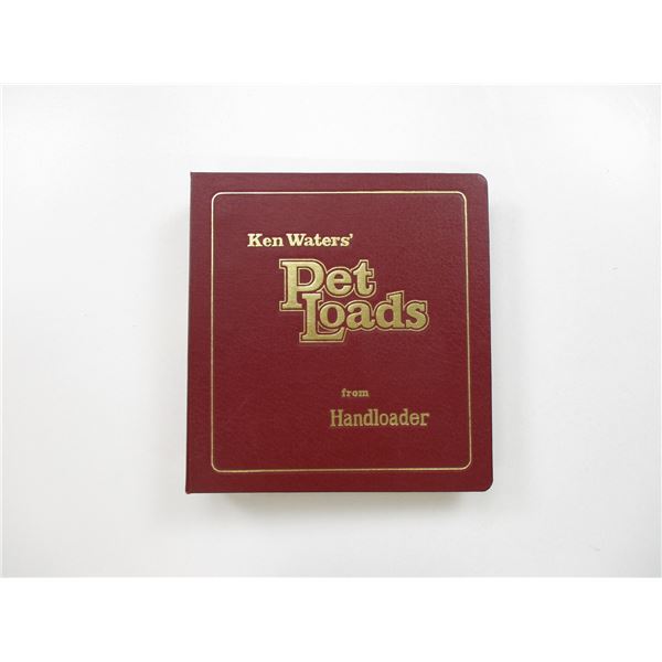 "KEN WATERS' PET LOADS" BINDER