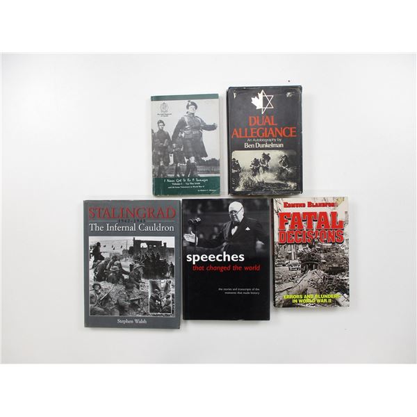 ASSORTED WWII MILITARY BOOK LOT