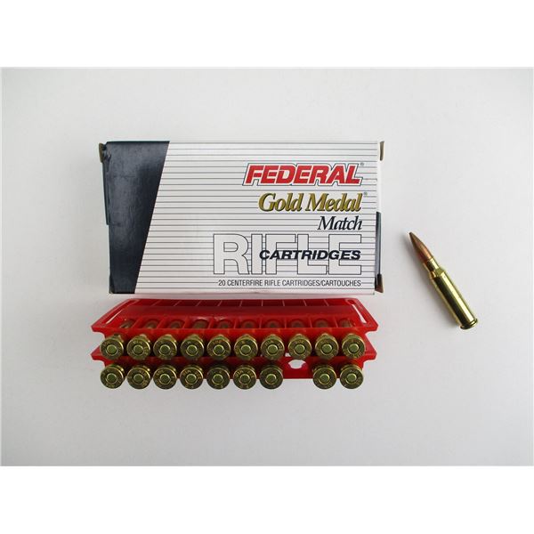 FEDERAL GOLD MEDAL .308 WIN MATCH AMMO