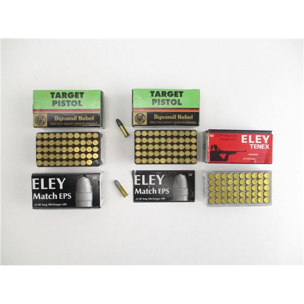 ASSORTED .22 LR AMMO LOT