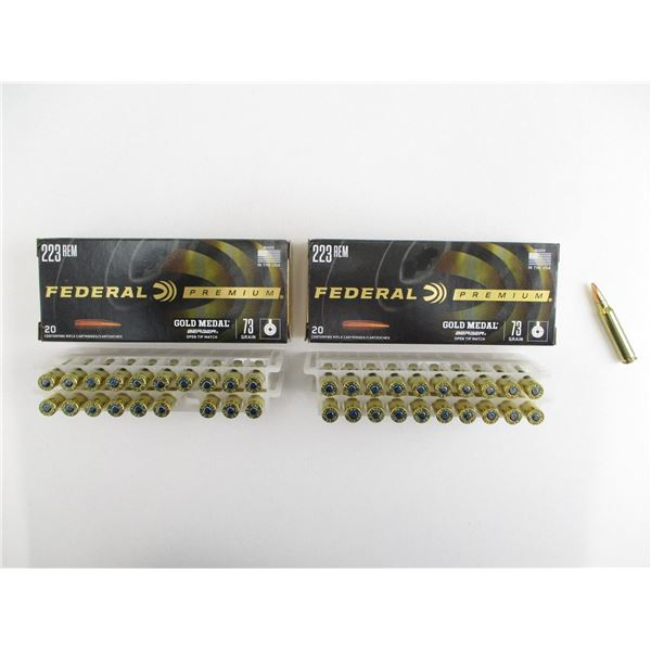 FEDERAL PREMIUM .223 REM AMMO LOT