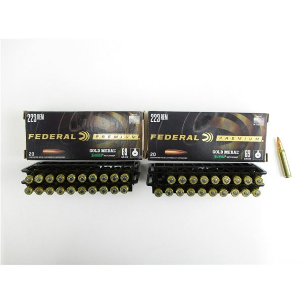FEDERAL PREMIUM .223 REM AMMO LOT