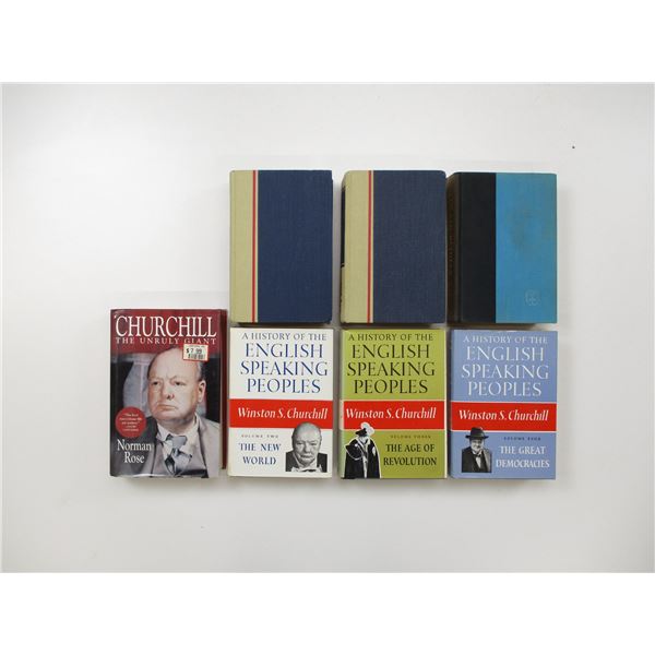 WINSTON CHURCHILL BOOK LOT