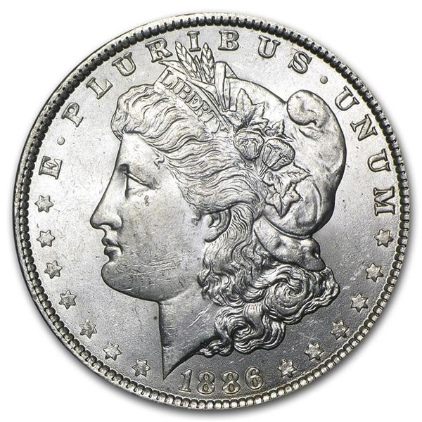 1886 Morgan Dollar BU MS63