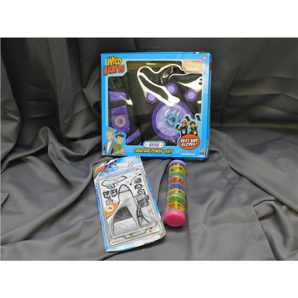 Lot of 3 Wild Kratts Power Disc , Toy, DIY Airplane