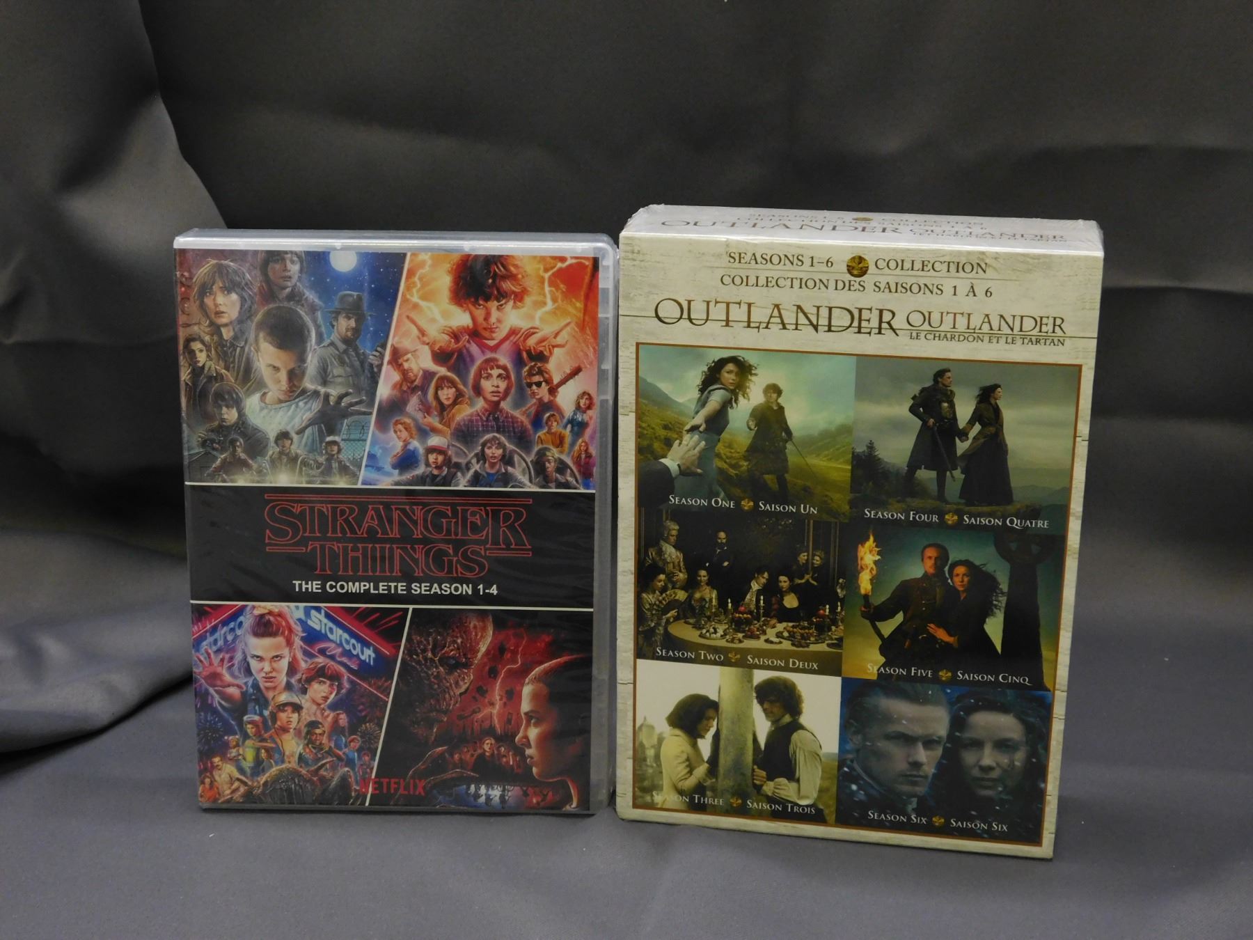 Movie Box Set Collection Lot of 2 SEALED DVD Box Sets Complete Season 1-4 and Outlander Seasons ...