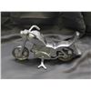 Image 1 : Cast Aluminum Motorcycle Decor 11" long