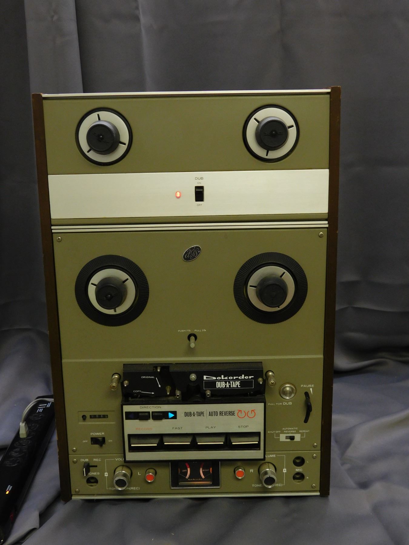 Dokocorder Dub-A-Tape Reel to Reel Player Model 8020