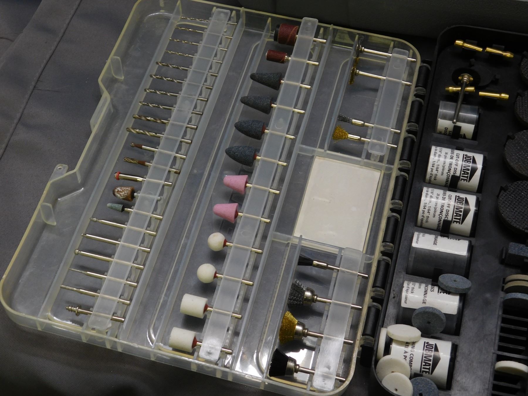 Lot of 2 Dremel MultiPro Variable Speed with Case and Jobmate Rotary