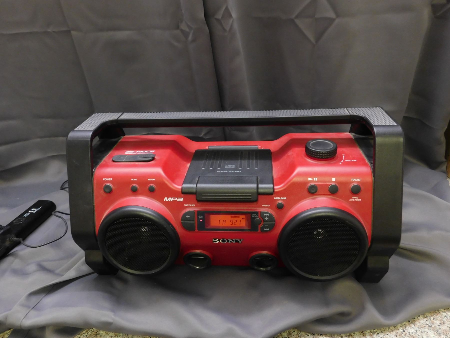 SONY ZS H10CP CD Player AM FM Radio Jobsite