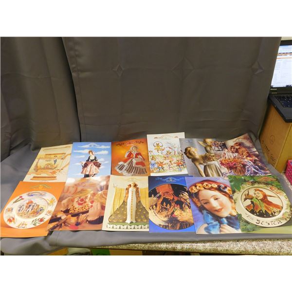 Set of 12 1988, 89, 90 Royal Doulton International Collectors Club ...
