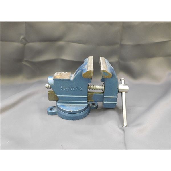 4  Swivel Base Table Vise Blue Model Marked: 58-7837-2