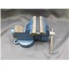 Image 2 : 4" Swivel Base Table Vise Blue Model Marked: 58-7837-2