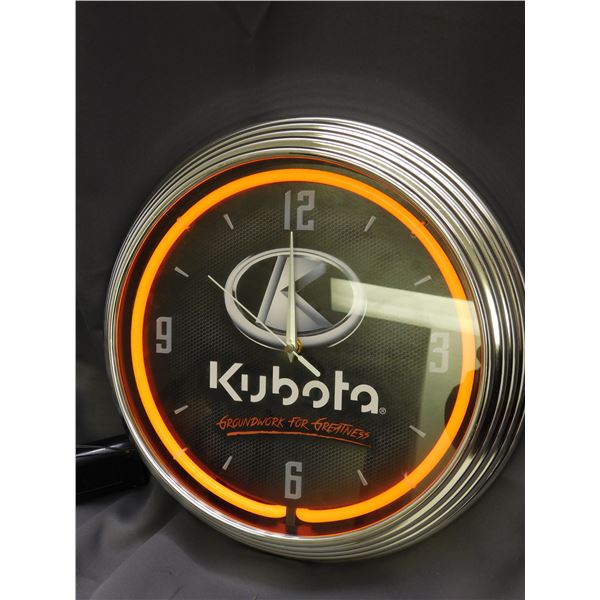 Kubota Groundwork For Greatness Wall Clock