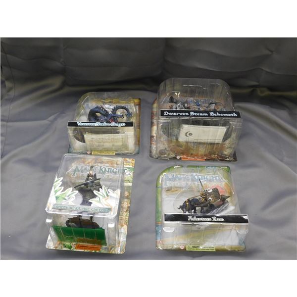 Lot of 4 Mage Knight Limited Edition Rebellion Atlantean Ram, Dwarven