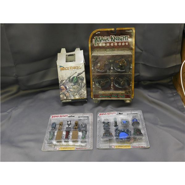 Lot of 4 Mage Knight Dungeons Conquest Artifacts Set 1, Set 2 and