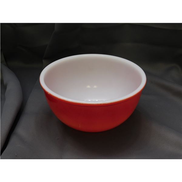 Primary Red Fire King Mixing Bowl