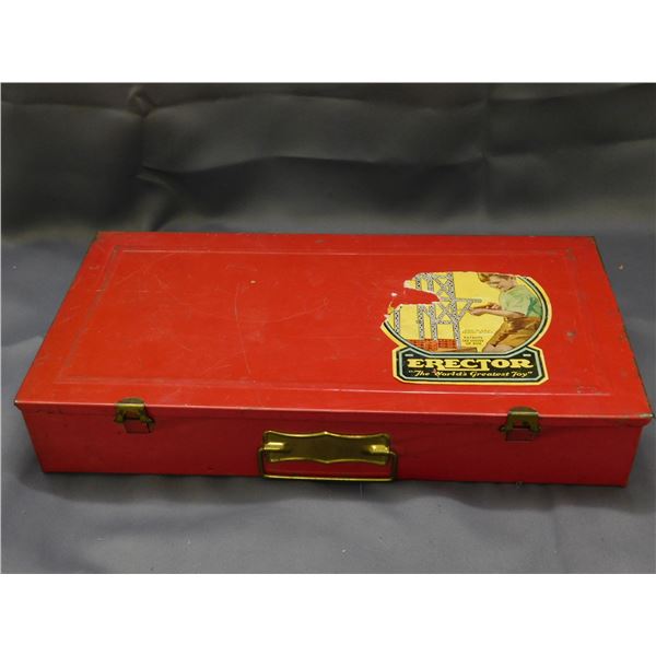 Vintage Erector 4 1/2 Motorized Set Complete Vintage 1954 Meccano