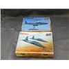 Image 1 : Lot of 2 Model Kits Sword T-33 USAF RCAF and T-38 Talon War Planes Aircraft Fighter War Jets
