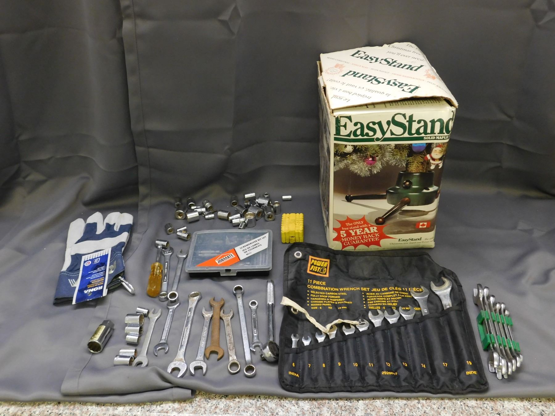 Lot of Modern Tools Wrench Set Screwdriver Bit Set, Jobmate Power Fist