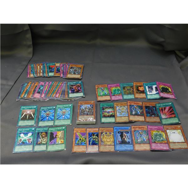 Yu-Gi-Oh! Card Lot - 100 Cards Mixed Bundle With 4 Holo Foils & 15 Rares (Ungraded)